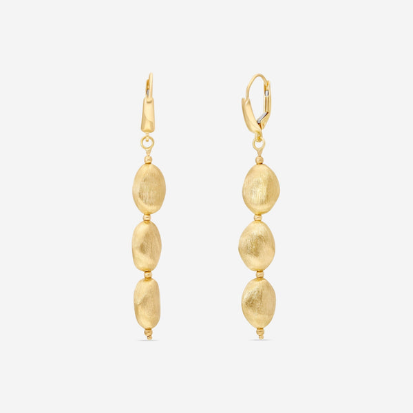 Ina Mar 18K Yellow Gold Drop Earrings 271101 - THE SOLIST - Ina Mar