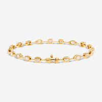 Ina Mar 18K Yellow Gold Fancy Diamond Bracelet ALB - 19778 - 2 - Y - THE SOLIST - Ina Mar