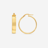 Ina Mar 18K Yellow Gold Large Hoop Earrings 125027 - THE SOLIST - Ina Mar