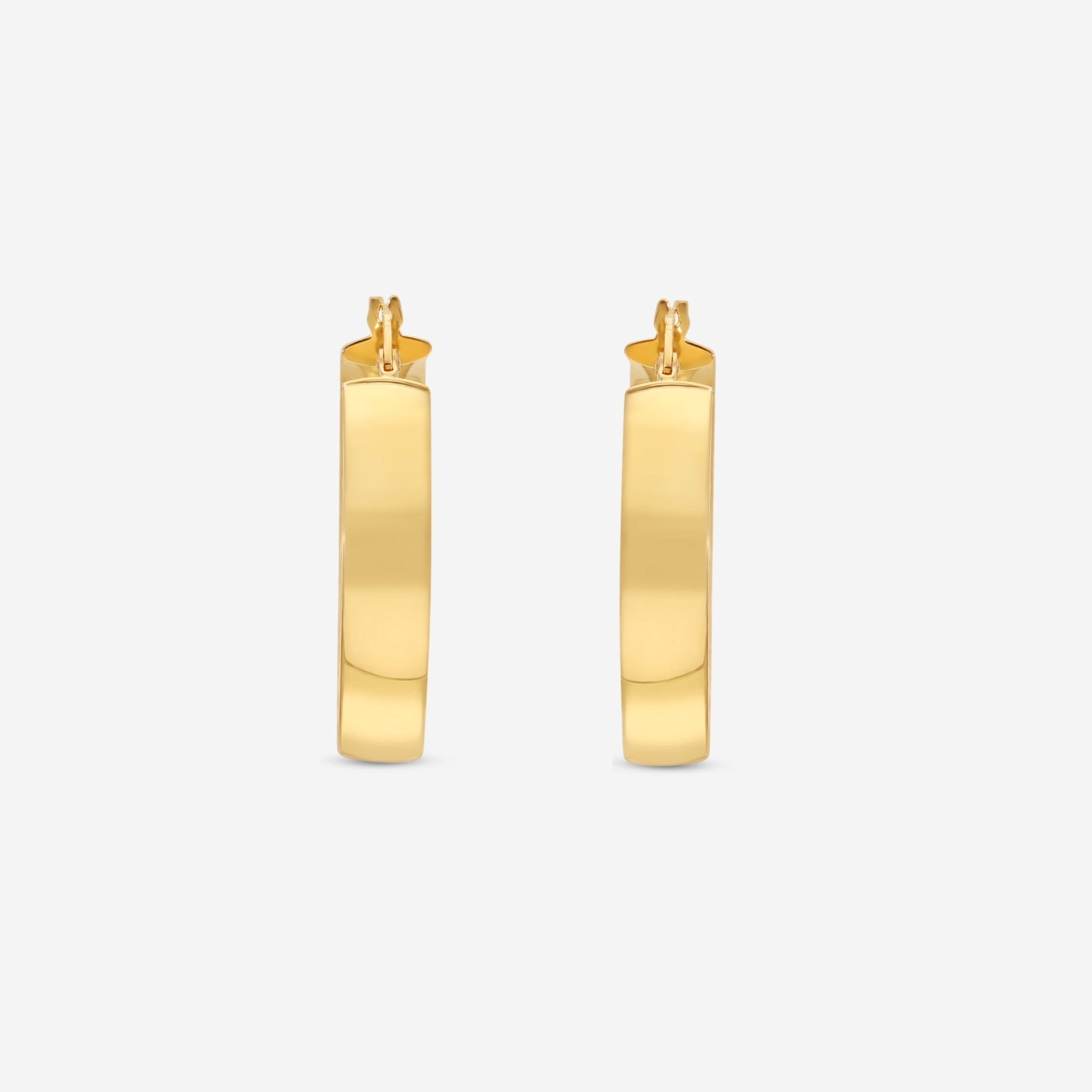 Ina Mar 18K Yellow Gold Large Hoop Earrings 125027 - THE SOLIST - Ina Mar