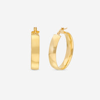 Ina Mar 18K Yellow Gold Large Hoop Earrings 125027 - THE SOLIST - Ina Mar