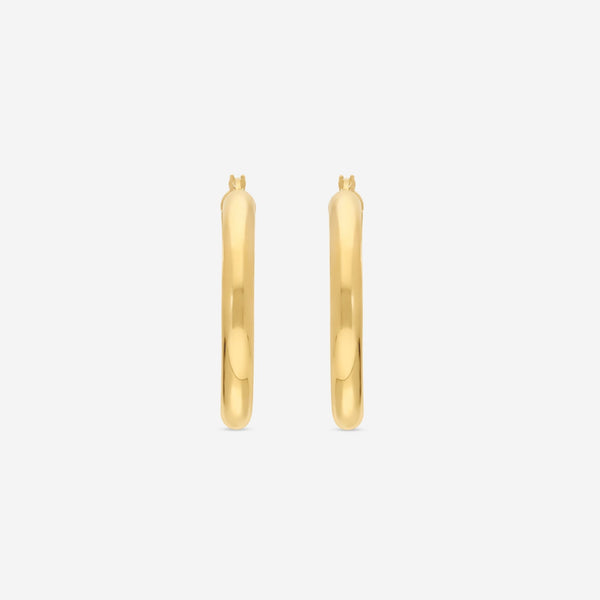 Ina Mar 18K Yellow Gold Large Hoop Earrings 257495 - THE SOLIST - Ina Mar