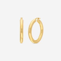 Ina Mar 18K Yellow Gold Large Hoop Earrings 257495 - THE SOLIST - Ina Mar