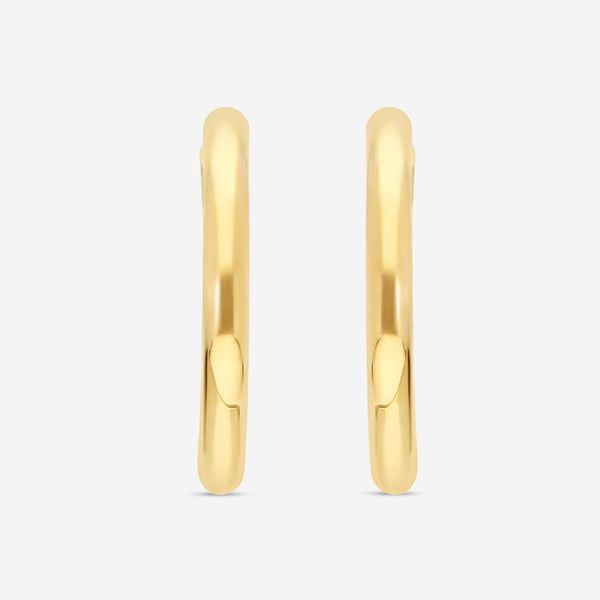 Ina Mar 18K Yellow Gold Large Hoop Earrings 257496 - THE SOLIST - Ina Mar