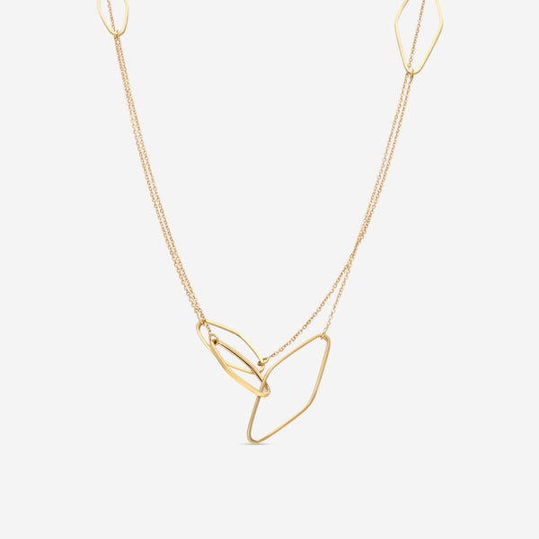 Ina Mar 18K Yellow Gold Long Chain Necklace 260187 - THE SOLIST - Ina Mar