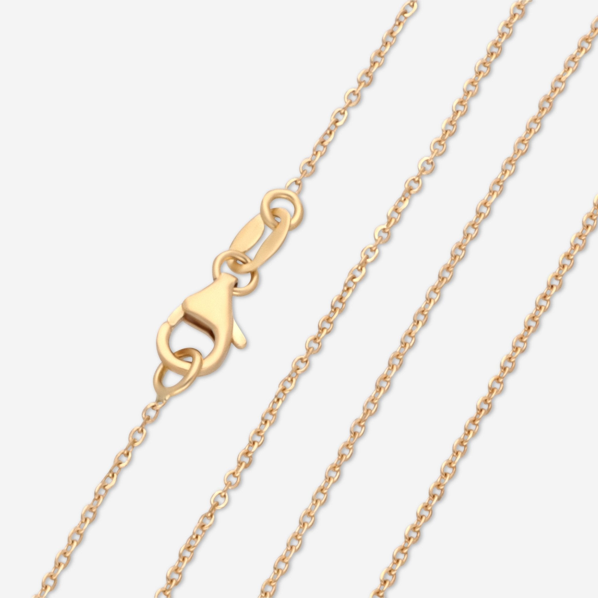 Ina Mar 18K Yellow Gold Long Chain Necklace 260187 - THE SOLIST - Ina Mar