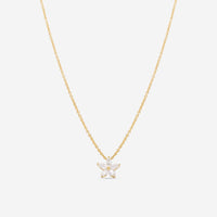 Ina Mar 18K Yellow Gold Marquise Cut Diamond Pendant Necklace ANK - 19402 - Y - THE SOLIST - Ina Mar