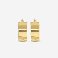 Ina Mar 18K Yellow Gold Medium Hoop Earrings 125025 - THE SOLIST - Ina Mar