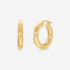 Ina Mar 18K Yellow Gold Medium Hoop Earrings 257493 - THE SOLIST - Ina Mar