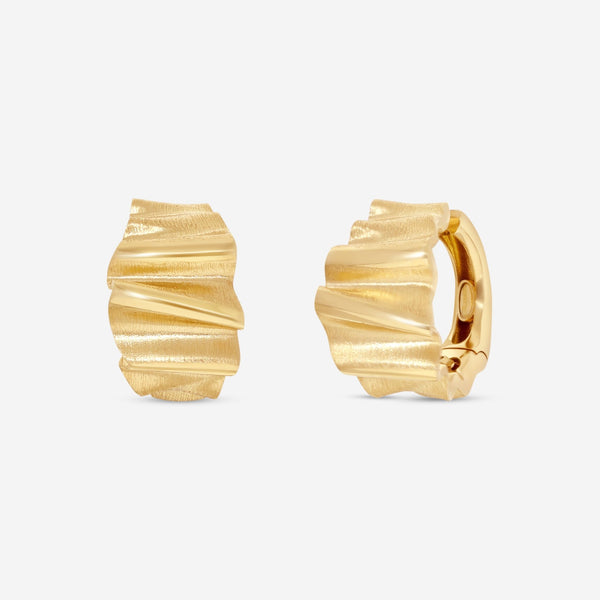 Ina Mar 18K Yellow Gold Medium Huggie Earrings 267609 - THE SOLIST - Ina Mar