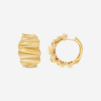 Ina Mar 18K Yellow Gold Medium Huggie Earrings 267609 - THE SOLIST - Ina Mar