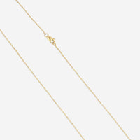 Ina Mar 18K Yellow Gold Single - Prong Smiley Diamond Necklace 17" ANK - 14510 - Y - THE SOLIST - Ina Mar