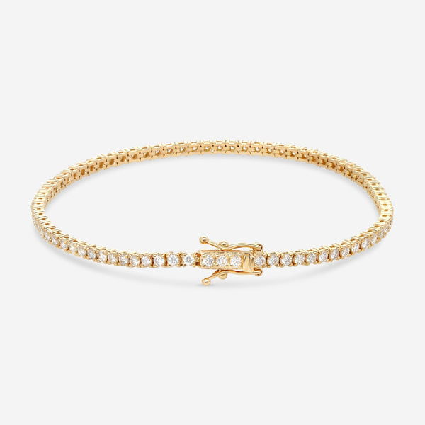 Ina Mar 18K Yellow Gold Tennis Bracelet 7" ALB - 10834 - THE SOLIST - Ina Mar