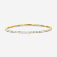 Ina Mar 14K Yellow Gold Diamond Flex Tennis Bangle Bracelet B1100B-FY-200F - THE SOLIST