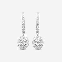 Ina Mar 14K White Gold Diamond Drop Earrings ER29926-CS4WH