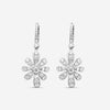 Suna 18K White Gold Diamond Ice Flower Drop Earrings E2573W-DLB