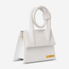 Jacquemus Le Chiquito Moyen White Leather Tote Bag 21H213BA0053000100 - THE SOLIST - Jacquemus