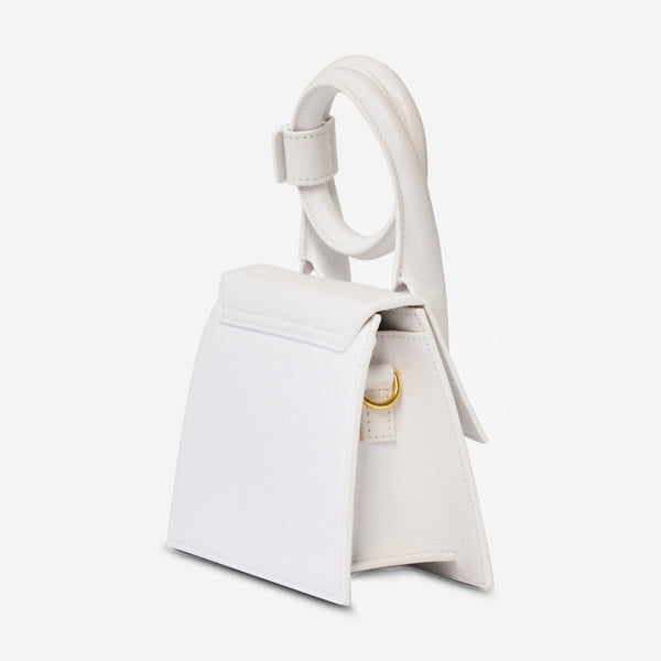 Jacquemus Le Chiquito Moyen White Leather Tote Bag 21H213BA0053000100 - THE SOLIST - Jacquemus