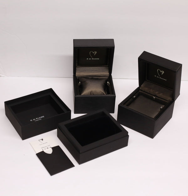 K Di Kuore Cult 18K White Gold and Diamond Earrings 462048