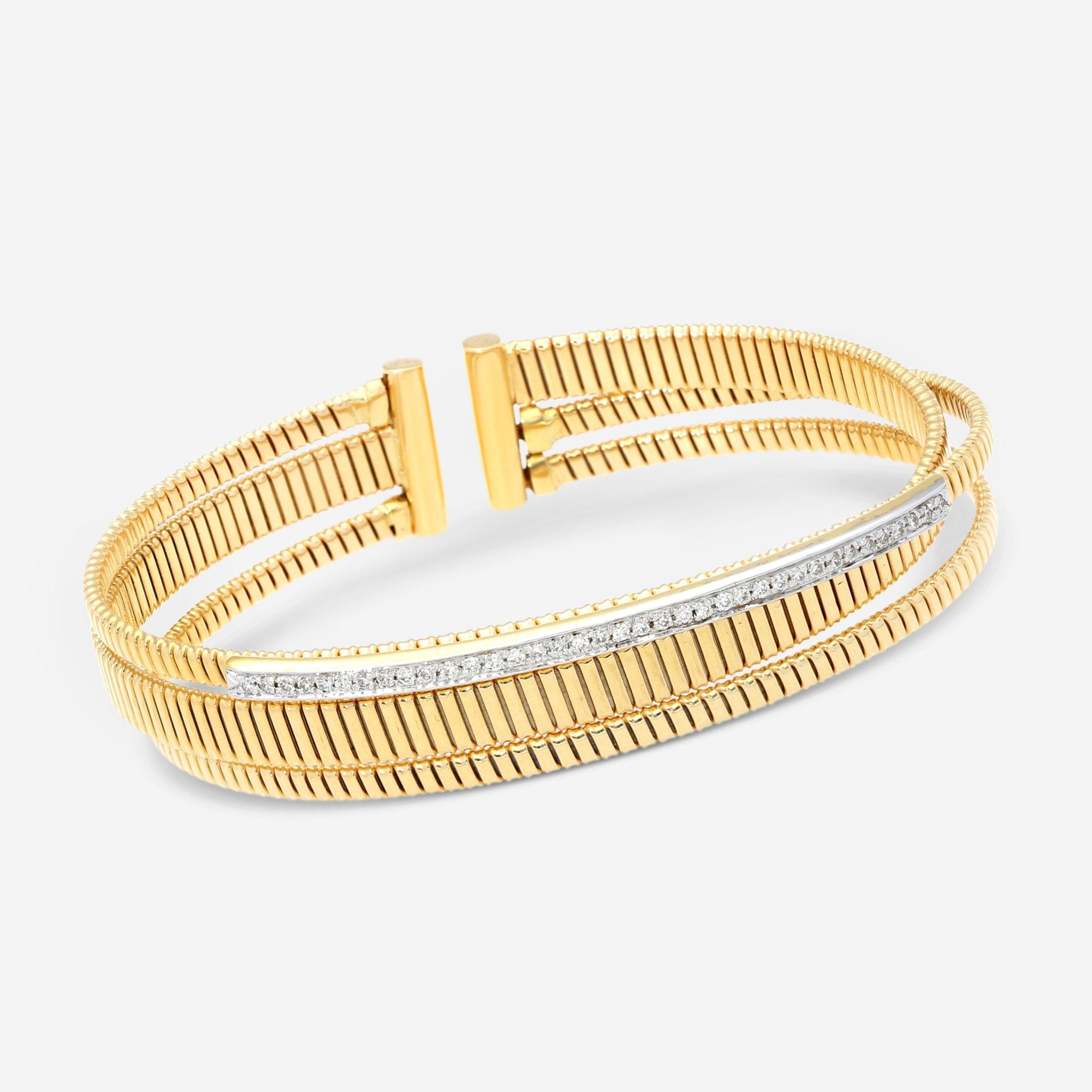 K Di Kuore Bundles 18K Yellow Gold and Diamond Bracelet 441227 - THE SOLIST - K Di Kuore