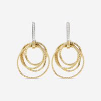 K Di Kuore Bundles 18K Yellow Gold and Diamond Earrings 461188 - THE SOLIST - K Di Kuore