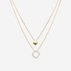 K Di Kuore In And Out 18K Yellow Gold Diamond Necklace 451798 - THE SOLIST - K Di Kuore