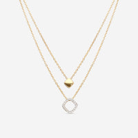 K Di Kuore In And Out 18K Yellow Gold Diamond Necklace 451798 - THE SOLIST - K Di Kuore