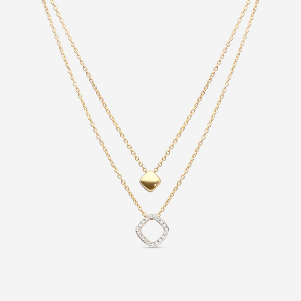 K Di Kuore In And Out 18K Yellow Gold Diamond Necklace 451798 - THE SOLIST - K Di Kuore