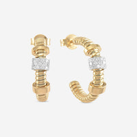 K Di Kuore Move 18K Yellow Gold And Diamond Earrings 461844 - THE SOLIST - K Di Kuore