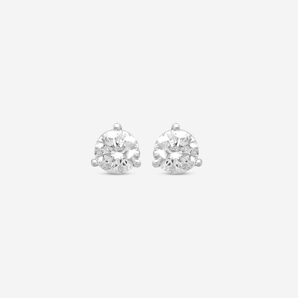 Ina Mar 14K White Gold Diamond Martini Stud Earrings ST1001D-FW-100F - THE SOLIST