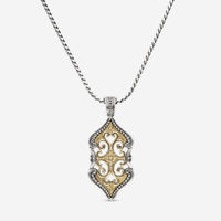 Konstantino 18K Yellow Gold and Sterling Silver, Pendant Necklace C - MEKJ610 - 130 - THE SOLIST - Konstantino