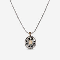 Konstantino Archive Sterling Silver & Diamond Pendant Necklace MEKJ125 - 109 - THE SOLIST - Konstantino