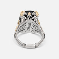 Konstantino Calypso Sterling Silver & 18k Yellow Gold Ring DMK2123 - 486 S8 - THE SOLIST - Konstantino