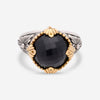 Konstantino Calypso Sterling Silver and 18K Yellow Gold Onyx Statement Ring DKJ845 - 120 - THE SOLIST - Konstantino