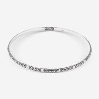 Konstantino Classics Sterling Silver Etched Bangle Bracelet BKJ186 - 131 - THE SOLIST - Konstantino