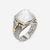 Konstantino Delos 2 Sterling Silver 18k Yellow Gold & Mother of Pearl Ring DMK2148 - 117 - CUTS7 - THE SOLIST - Konstantino