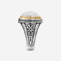 Konstantino Dome Sterling Silver & 18k Yellow Gold Mother of Doublet Ring Sz. 6 DKJ972 - 313 - S6 - THE SOLIST - Konstantino