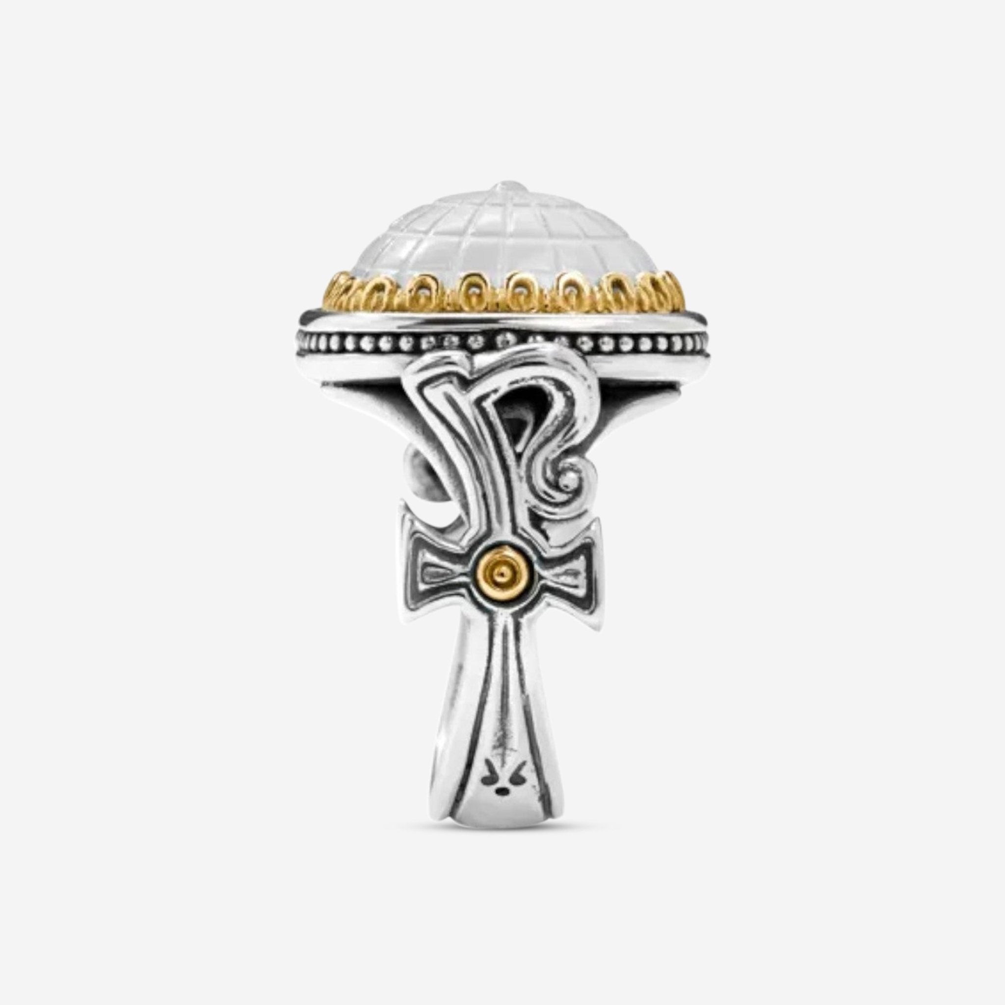 Konstantino Dome Sterling Silver & 18k Yellow Gold Mother of Doublet Ring Sz. 7 DKJ971-313-S7 - THE SOLIST