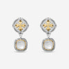 Konstantino Dome Sterling Silver & 18K Yellow Gold Mother of Pearl Drop Earrings SKKJ703 - 313 - THE SOLIST - Konstantino