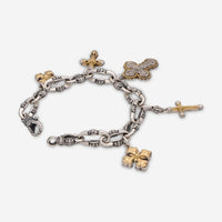 Konstantino Kleos Sterling Silver & 18K Yellow Gold Charm Bracelet BMK4391 - 130 - THE SOLIST - Konstantino