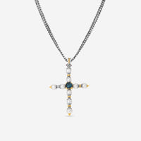 Konstantino Kleos Sterling Silver & 18K Yellow Gold Pendant Necklace STMK6981 - 317 - CUT.CHKJ2 - 131 - 51 - THE SOLIST - Konstantino