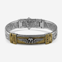 Konstantino Myrmidones Sterling Silver & Bronze Unisex Bracelet BKJ435-131-300 - THE SOLIST