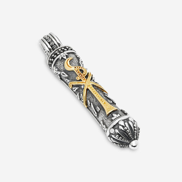 Konstantino Stavros Sterling Silver & 18k Yellow Gold Pendant MEKJ677 - 130 - 20 - THE SOLIST - Konstantino