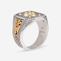 Konstantino Stavros Sterling Silver and 18K Yellow Gold Ring DKJ836 - 130 DKJ836 - 130 - THE SOLIST - Konstantino