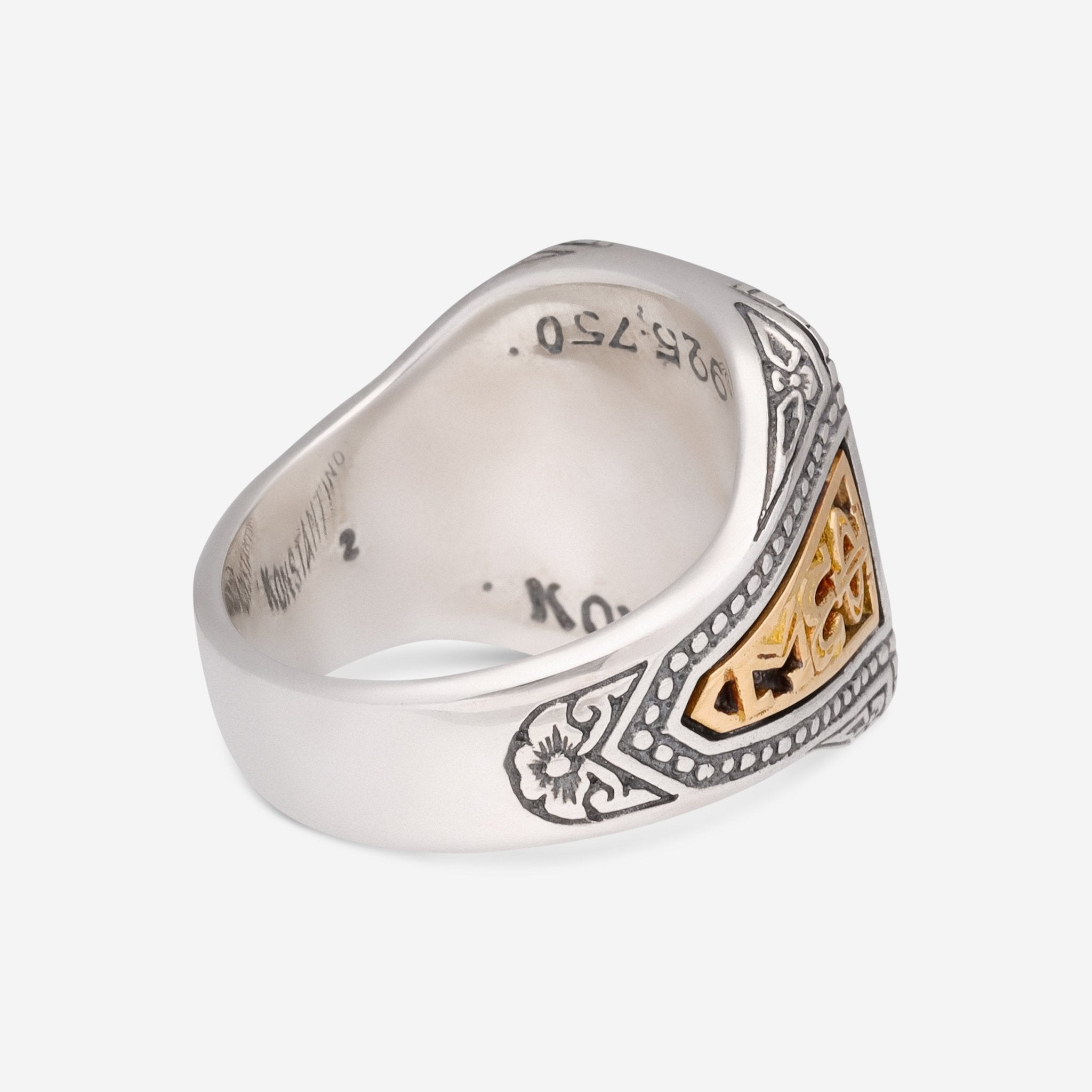 Konstantino Stavros Sterling Silver and 18K Yellow Gold Ring DKJ836 - 130 DKJ836 - 130 - THE SOLIST - Konstantino