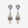 Konstantino Sterling Silver, 18K Yellow Gold, and Pearl Earrings SKKJ638 - 476 - THE SOLIST - Konstantino