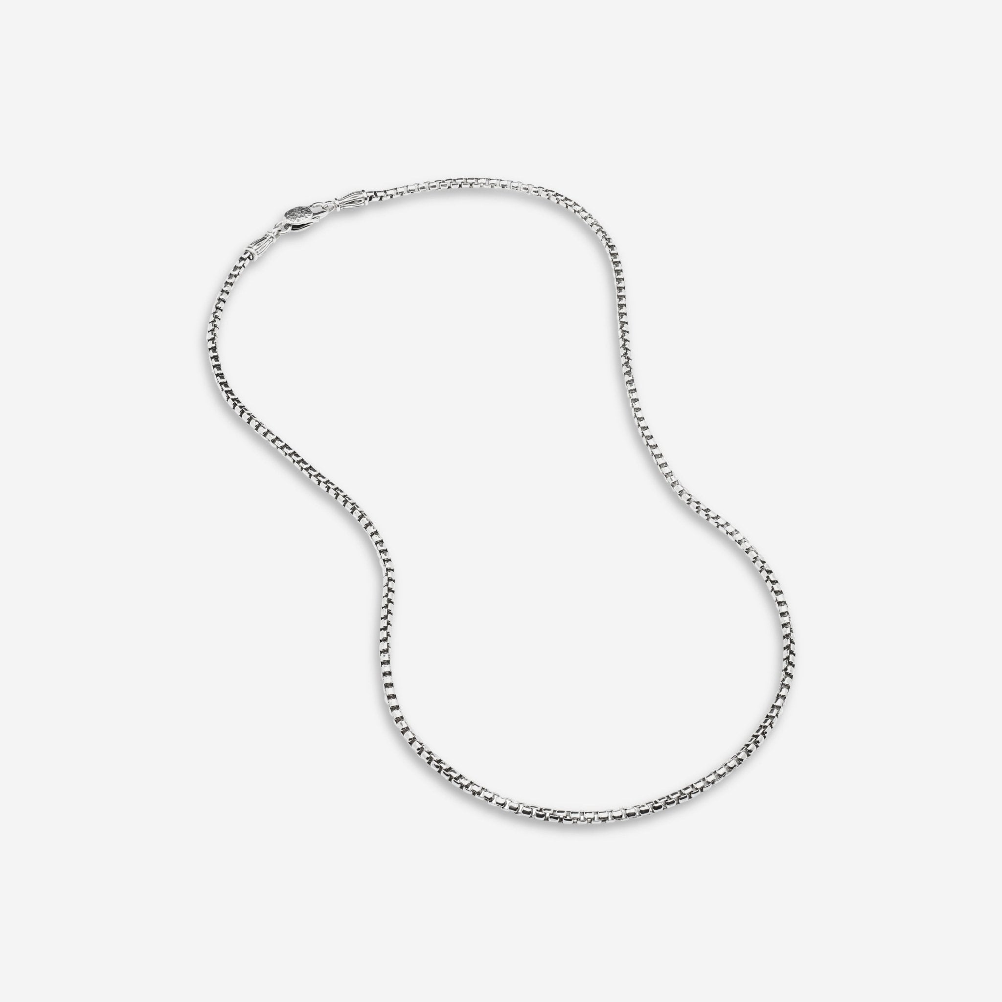 Konstantino Sterling Silver Box Link Chain Unisex Necklace 20