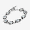 Konstantino Sterling Silver, Mother Of Pearl and Rock Crystal Doublet Link Bracelet BKJ448 - 313 - THE SOLIST - Konstantino