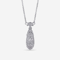 Konstantino Sterling Silver, Mother Of Pearl and Rock Crystal Doublet Pendant Necklace KOKJ378 - 313 - THE SOLIST - Konstantino