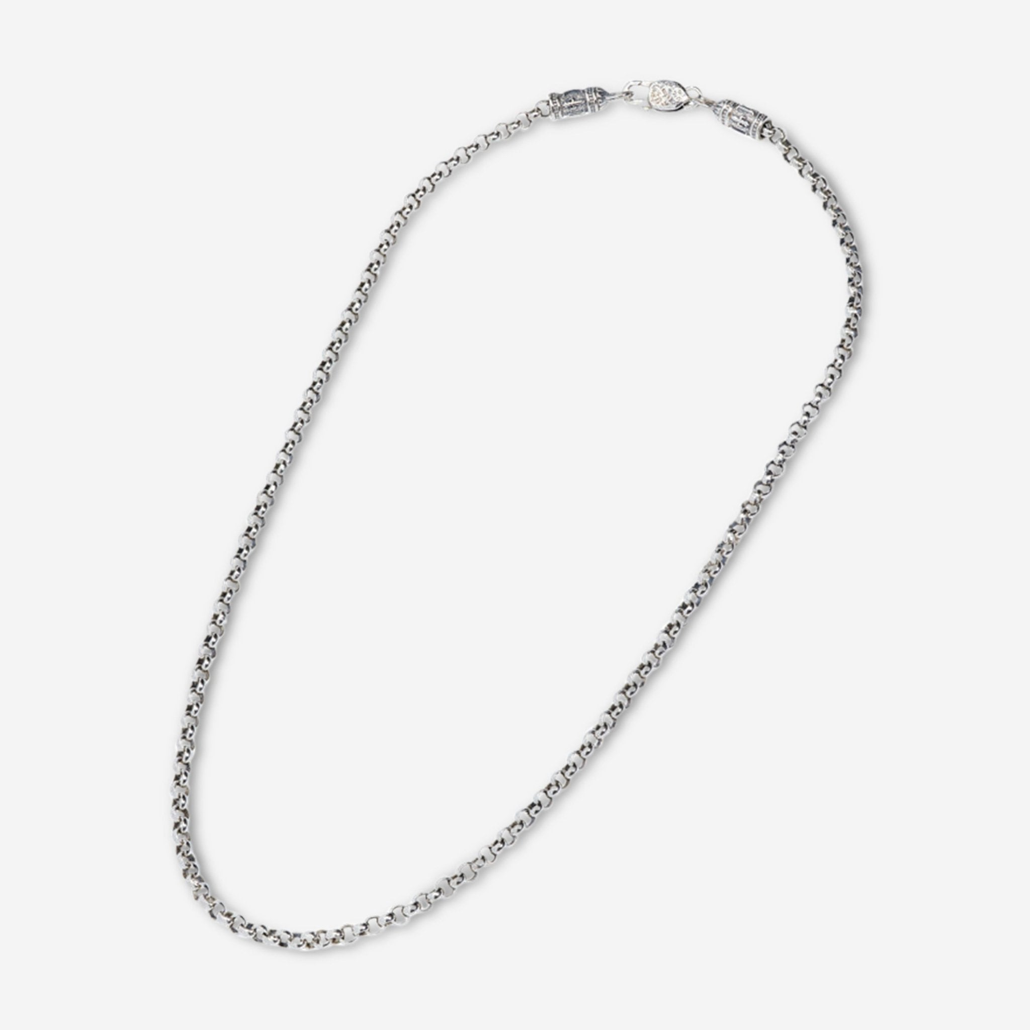 Konstantino Sterling Silver Round Chain Unisex Necklace 18